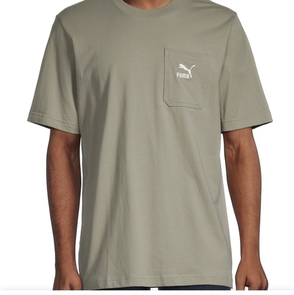Puma Classic Patch-Pocket T-Shirt - Picture 1 of 5